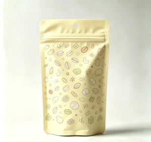 Custom Printed PE Standup Pouch Zip Lock Smell Proof Recyclable Reusable Food Packaging for Nuts Dried Fruits