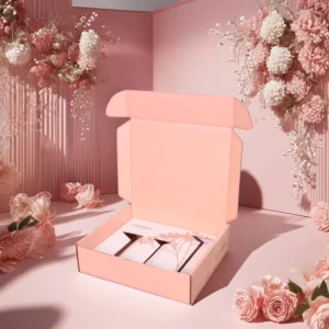 Custom Printed Paper Beauty Subscription Box for Cream Gift Packaging