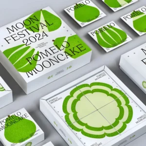 Custom Printed Paper Cookie Biscuit Food Gift Box and Mooncake Cardboard Box