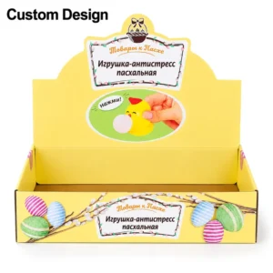 Custom Printed Paper Display Box Corrugated Cardboard Counter Display Packaging Box for Retail Toys Gifts Candy Export