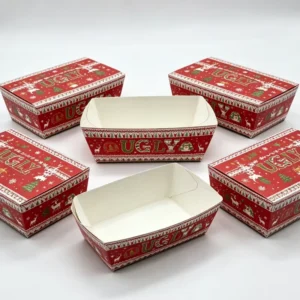 Custom Printed Paper Food Tray Boat Box for Snacks and Fried Food
