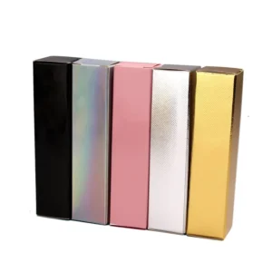 Custom Printed Paper Packaging Boxes for Lip Gloss, Lipstick, Cream, and Cosmetic Tubes