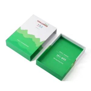Custom Printed Paper Rigid Pull Out Sleeve Box Sliding Drawer Style Gift Packaging