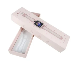 Custom Printed Paper Watch Box with EVA Sponge and Pearl Cotton Insert