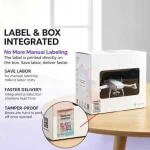 Custom Printed Paperboard Box for Electronic Gadgets with Magnetic Closure and Low Minimum Order
