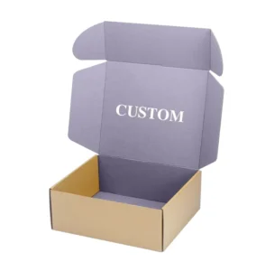 Custom Printed Recyclable Corrugated Airplane-Shape Cosmetic Mailer Shipping Box