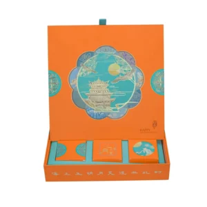 Custom Printed Recyclable Paperboard Rigid Gift Box for Chocolate and Mooncake