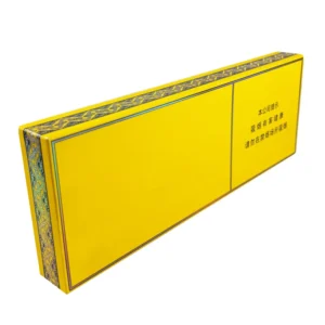 Custom Printed Recyclable Paperboard Tea Box Set with Magnetic Closure