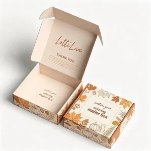 Custom Printed Recycled Corrugated Mailer Box with Logo for E-Commerce Packaging and Gifts