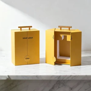 Custom Printed Rigid Cardboard Double-Door Gift Set Box with EVA Inner Tray