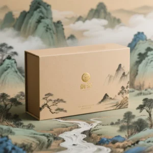Custom Printed Rigid Cardboard Gift Box with Logo for Tea Sets, Cosmetics, and Candles, OEM Factory Direct