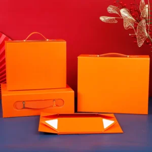 Custom Printed Rigid Cardboard Gift Boxes with Magnetic Lid