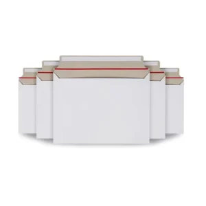 Custom Printed Rigid Cardboard Stay-Flat Mailer Envelopes