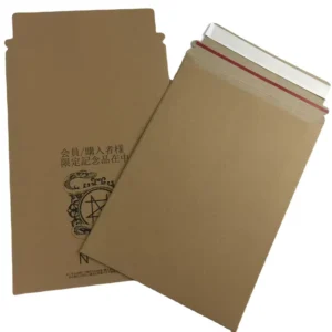 Custom Printed Rigid Kraft Cardboard Mailer Envelope