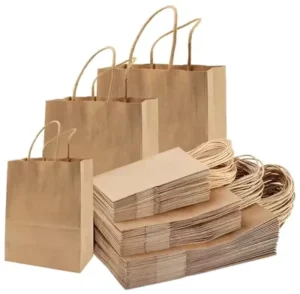 Custom Printed Shopping Paper Bag High Quality Kraft Paper Bags with Handles