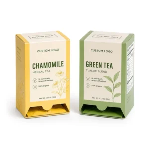 Custom Printed Tea Bag Dispenser Folding Carton Box