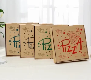 Custom Printed Thickened Corrugated Pizza Takeaway Box
