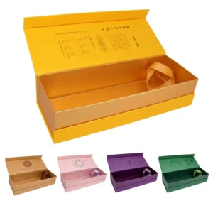 Custom Printed Thickened Moisture-Resistant Rigid Tea Box for Coffee and Beverage Gift Packaging