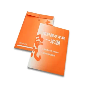Custom Printed White Card Paper Document Envelope A3 A4 A5 Custom Size Matte Glossy Lamination Business File Folder