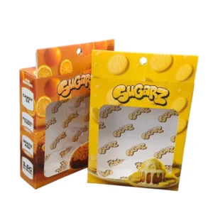 Custom Printed Window Display Paper Box with Clear Window for Food, Candy, Gifts, Cosmetics, and Retail Packaging
