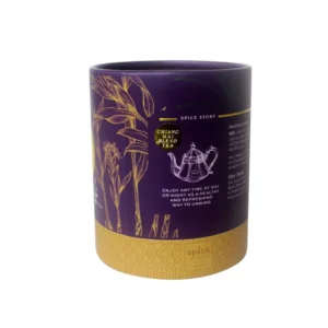 Custom Printing Biodegradable Cylinder Paper Cardboard Premium Tea Canister Bags Gift Tube Box Packaging for Loose Tea Package