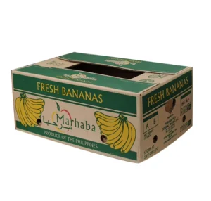 Custom Printing Cardboard Banana Fruit Packing Box Carton