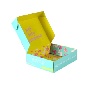 Custom Printing Colorful Cosmetic Folding Paper Gift Box Packaging