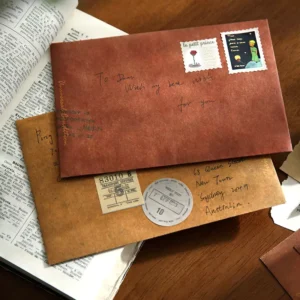 Custom Printing Invitation Paper Greeting Cards Personalized Kraft Paper Wedding Gift Packaging Envelopes
