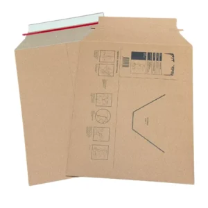 Custom Printing Rigid Shipping Mailers Kraft Paper Envelope Cardboard Envelopes Packaging for Poster Business