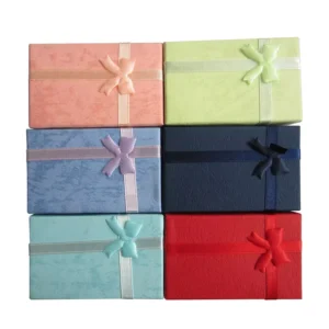 Custom Rectangle Flat Gift Box with Lid Insert, Recycled Paperboard, Embossing, Rigid Structure, Food-Grade Packaging for Baby Food