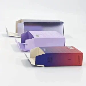 Custom Rectangular Eco-Friendly Folding Carton Product Display Box with Logo Printing