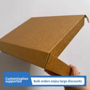 Custom Rectangular Kraft Corrugated Mailing Box for Flying Machine Parts, Thick Protective Packaging