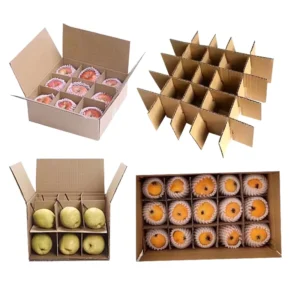 Custom Recyclable Brown Corrugated Kraft Corrugated Cardboard Paper Box Dividers High Strength Packaging Box Dividers