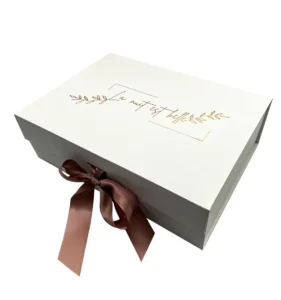 Custom Recyclable Cardboard Paper Hard Rigid Magnet Box Luxury Folding Magnetic Lid with Size Options for Gift Packaging
