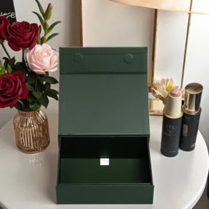 Custom Recyclable Cardboard Paper Rigid Folding Magnetic-Lid Box, Size Options