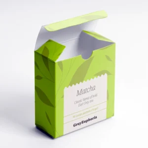 Custom Recyclable Coffee and Tea Paper Packaging Box Small Tea Bag Gift Packing Cardboard Paper Coffee Matcha Tea Boxes