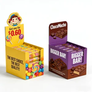 Custom Recyclable Corrugated Cardboard Countertop Display Box