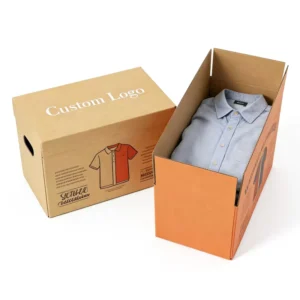 Custom Recyclable Corrugated Cardboard Folding Shipping Box for Jersey Clothing