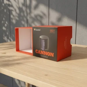Custom Recyclable Electronics Audio Shipping Paper Box with Glossy or Matte Lamination and Embossing