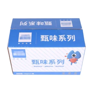 Custom Recyclable Food-Grade Corrugated Board Gift Packaging Box with Embossed Matte Lamination and Printed Logo