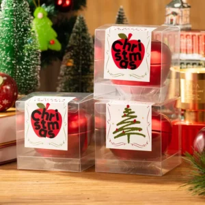 Custom Recyclable Paper Cookie Boxes for Christmas with Custom Logo Retail Gift Packaging