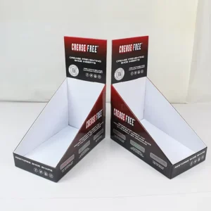 Custom Recyclable Paper PDQ Countertop Display Box Cardboard Counter Display Stand
