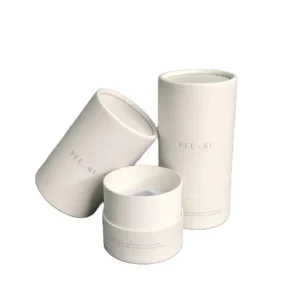 Custom Recyclable Paper Tube Packaging for Perfume, Skincare, Cosmetics, Candles and Essential Oils