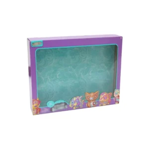 Custom Recyclable Rigid Corrugated Square Gift Box with Printing and Embossing