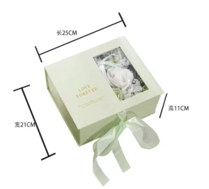 Custom Recyclable Shopping Handbag Gift Box, Corrugated Paperboard, Foil, UV, Embossed for Weddings