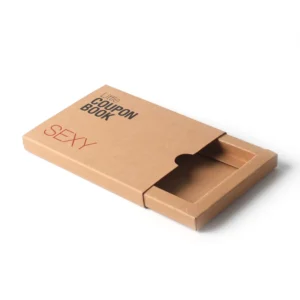 Custom Recyclable Tiny Kraft Frosted Folding Drawer Paper Box