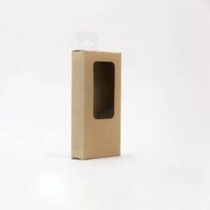 Custom Recycled Craft Paper Box Child-Resistant Window Snack Pet Food Packaging Custom Color Gloss/Matt Lamination Custom Size