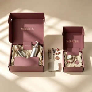 Aangepaste Gerecycleerde Papieren Verpakkingsdoos voor Sieraden, Golfkarton, Blinddruk Logo, voor Parfum, Cosmetica en Cadeaus
