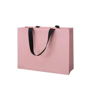 Custom Recycled Paperboard/Ivory Board Coated Paper Bag for Cosmetics, Clothing, and Crafts