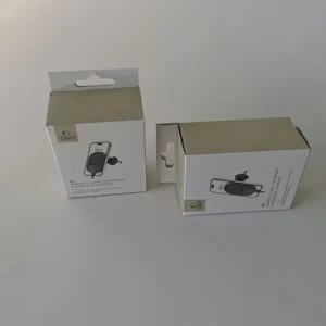 Custom Recycled White Corrugated Paper Packaging Box for Wireless Chargers